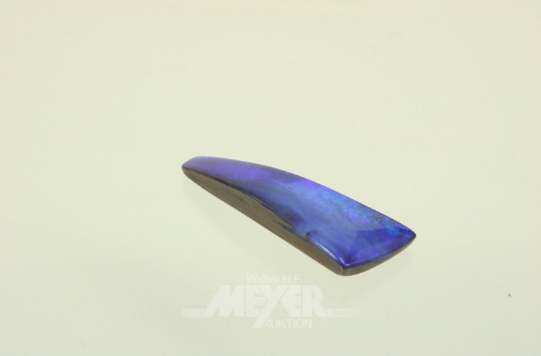 Exquisiter blauer Opal, poliert