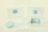 4 Versch. geschliffene Aquamarin-Edelsteine