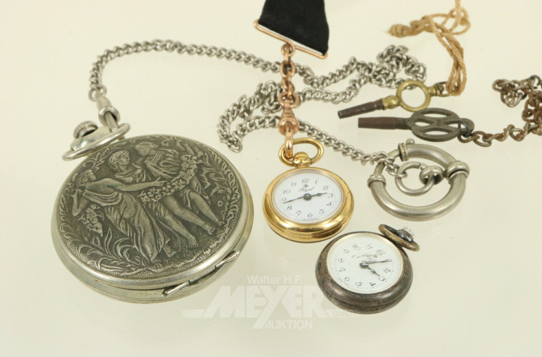 3 Antike Taschenuhren