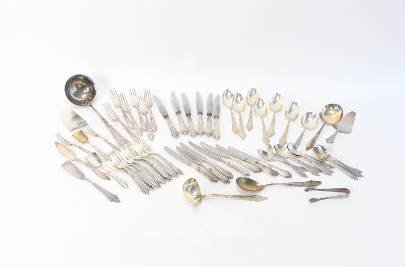 Posten Besteckteile, WMF Fächermuster