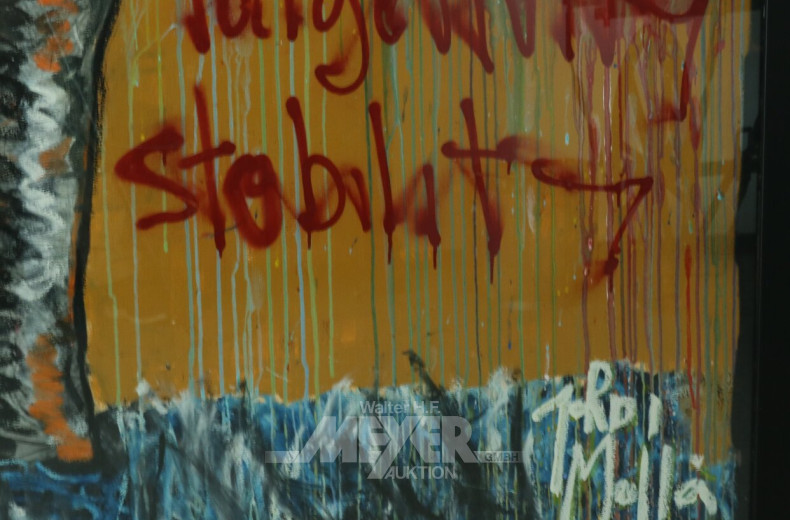 Gemälde/Mischtechnik, "Elephants"