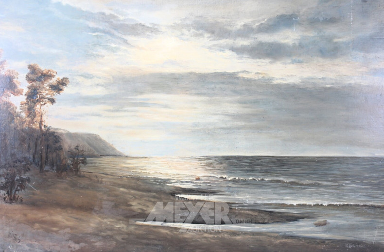 Gemälde "Küste im Mondschein"