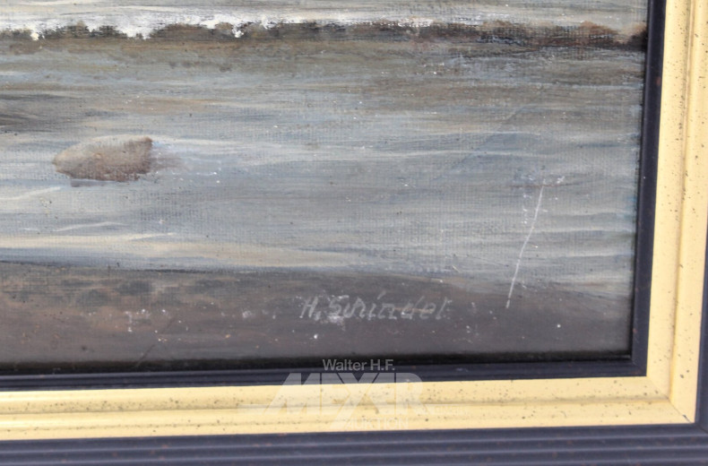 Gemälde "Küste im Mondschein"