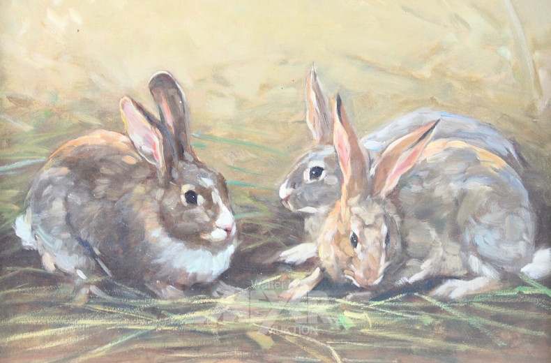 Gemälde "Hasen"