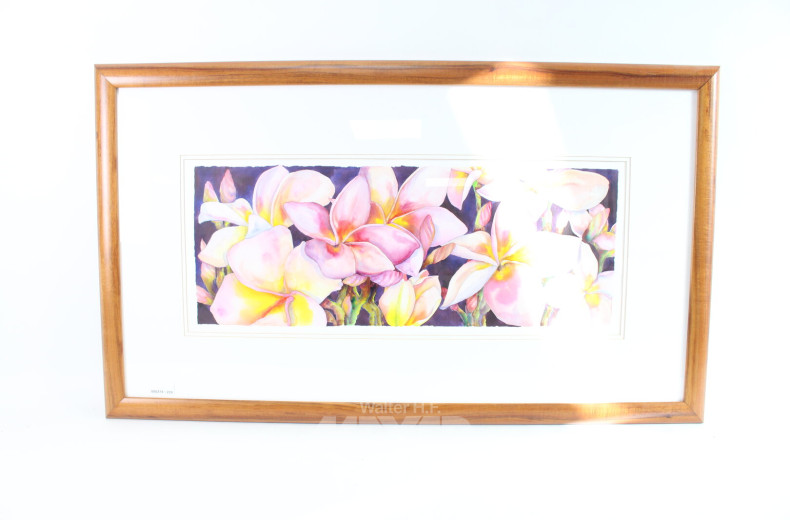 Aquarell "Plumeria"