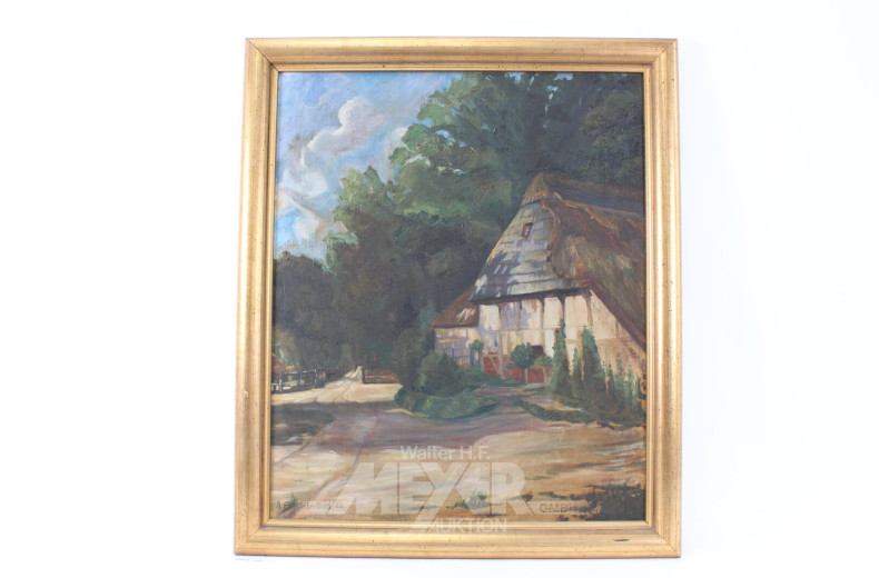 Gemälde "Bauernkate"