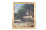 Gemälde "Bauernkate"