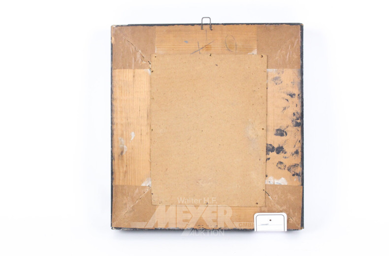 Paar Ölgemälde jew. mit Porträt eines Mönchs