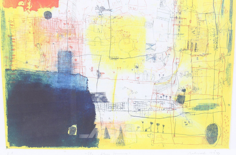 Farblithografie "Etwas Sommer"