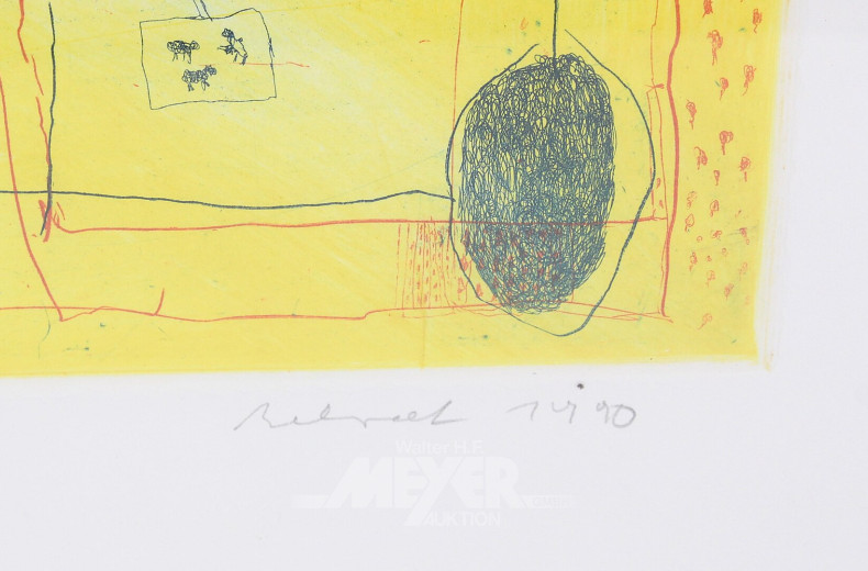 Farblithografie "Etwas Sommer"