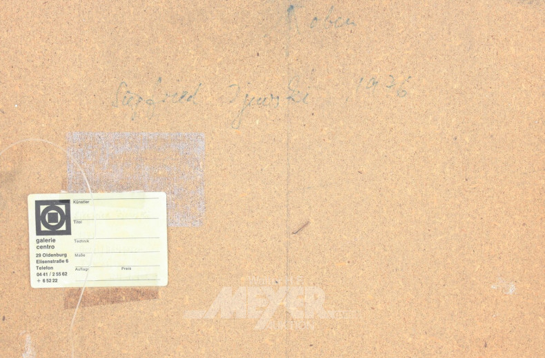 modernes Gemälde mit weichem Farbverlauf