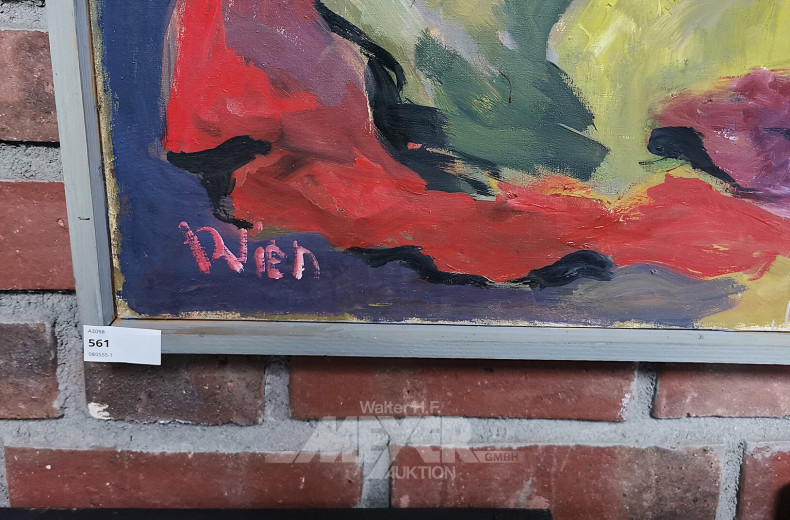 Gemälde 'Vier Frauen am Strand'