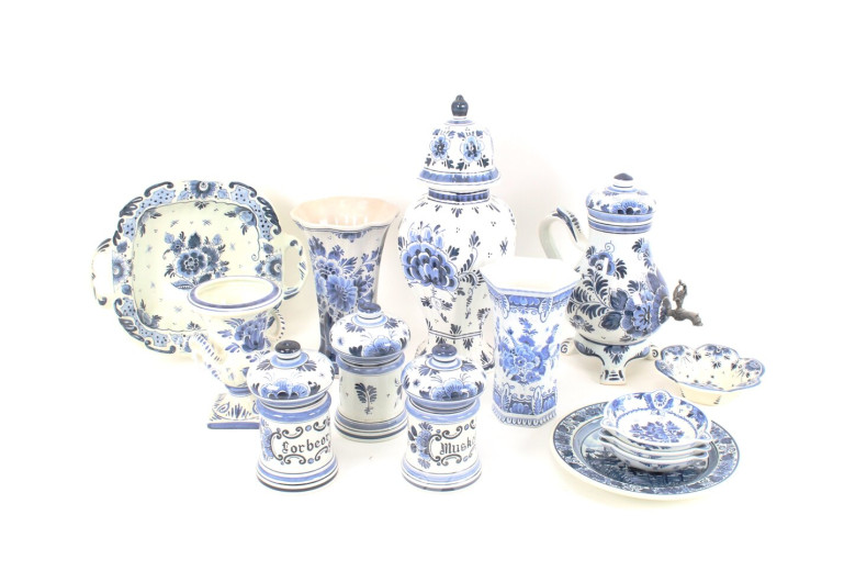 Posten Delfter Porzellan