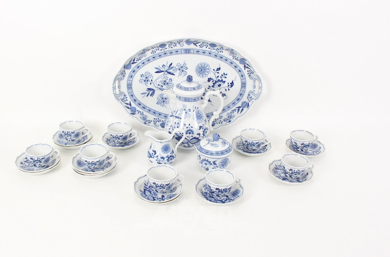 Mokkaservice für 7 Personen