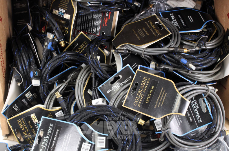 Posten Netzwerk-, Monitor-, HDMI- und Audio-Kabel