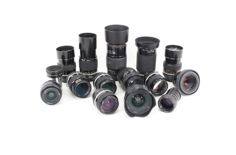 große analoge Fotoausrüstüng