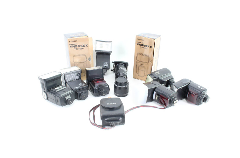 große analoge Fotoausrüstüng