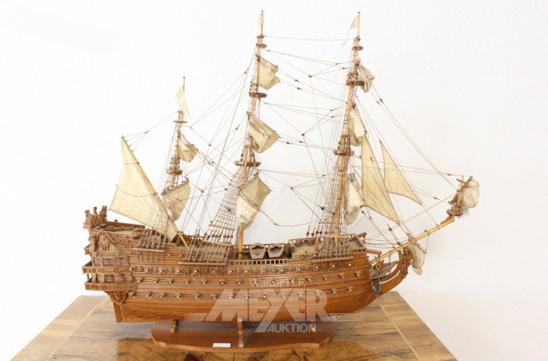 Modellschiff "Soleil Royal"