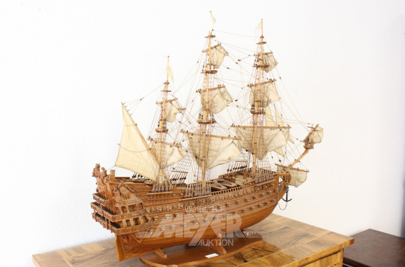 Modellschiff "Soleil Royal"