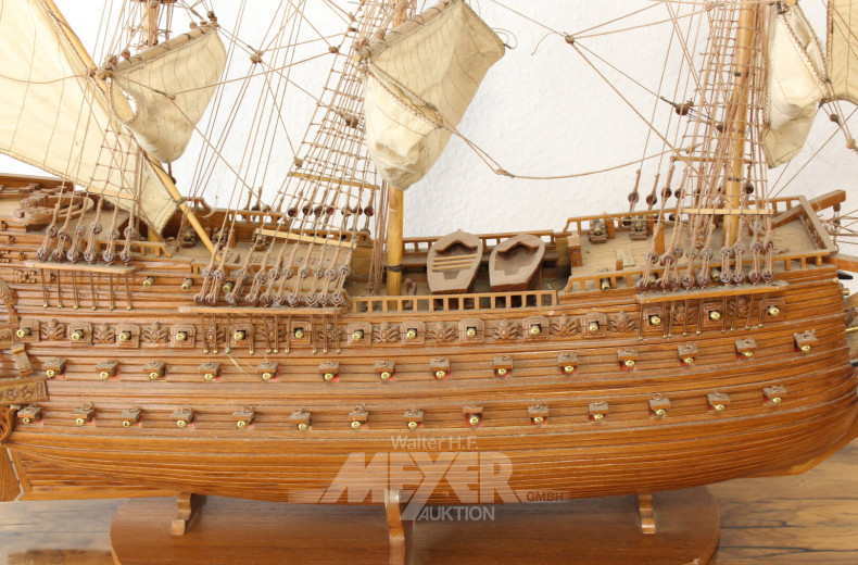 Modellschiff "Soleil Royal"