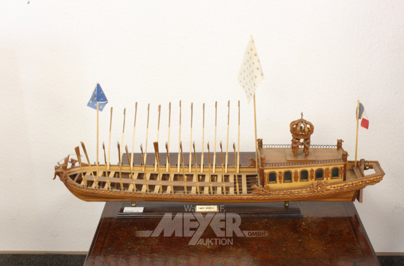 Modellschiff (Galere) "Canot Imperial"