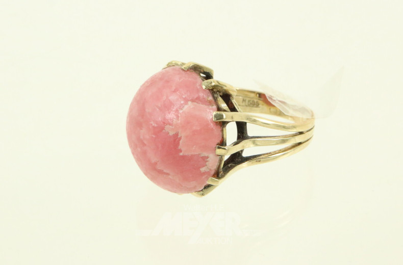 Damenring mit 1 Rosenquarz