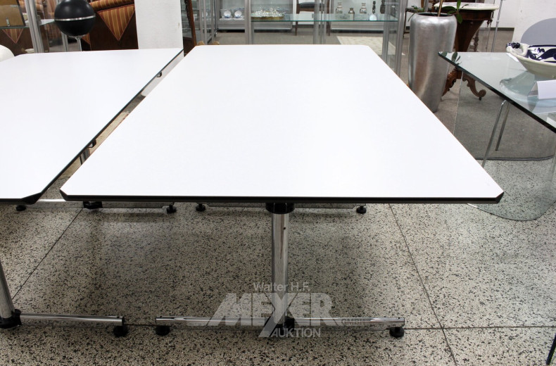 Schreibtisch USM Kitos A, weiß