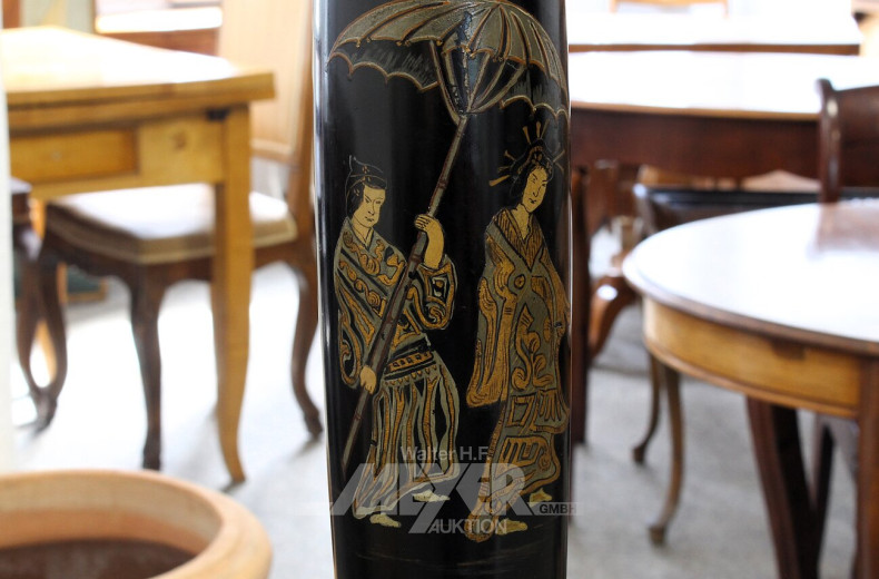 Standlampe, Holz, mit China-Motic