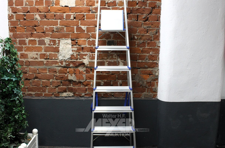 Alu-Trittleiter, 7-sprossig