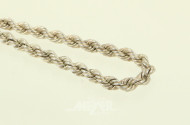 Lange Kordelkette in 925er Silber