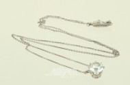 Feine Kette mit Diamantimitation
