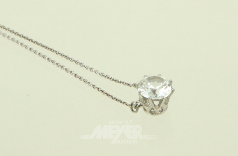 Feine Kette mit Diamantimitation