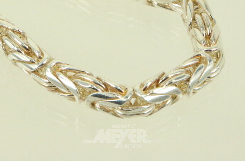 Königskette in 925er Silber