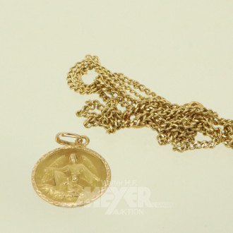 Kette mit Anhänger 'Schutzengel'