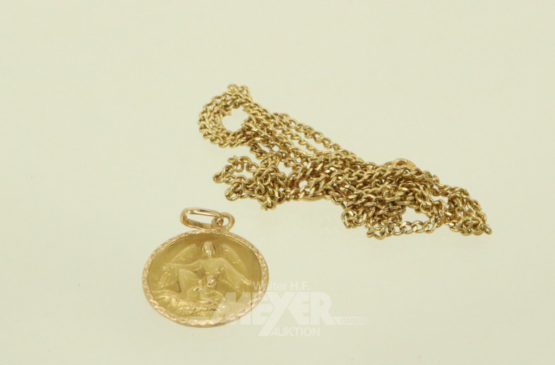 Kette mit Anhänger 'Schutzengel'