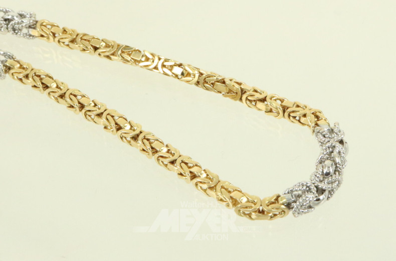 Königskette mit 10 Zwischenelementen in WG