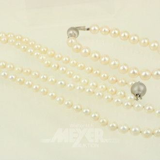 Zuchperlenkette mit 585er WG-Schließe