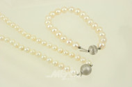 Zuchperlenkette mit 585er WG-Schließe