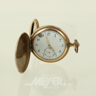 Taschenuhr, vergoldet
