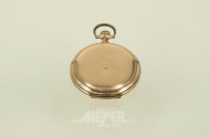 Taschenuhr, vergoldet