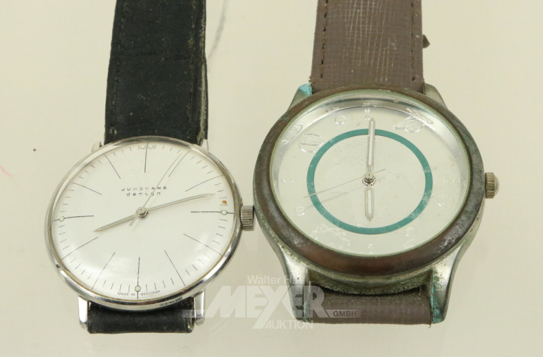 2 Herrenarmbanduhren