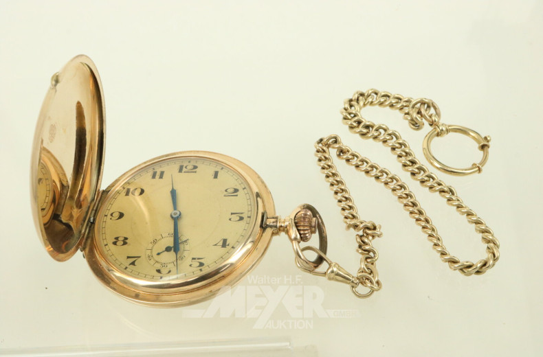 Taschenuhr, 3 Deckel