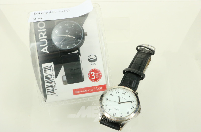 2 Herrenarmbanduhren