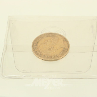 Württemberg 20 Mark König Karl 1873 F