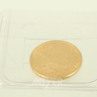 USA 5 Dollars Liberty Head 1881