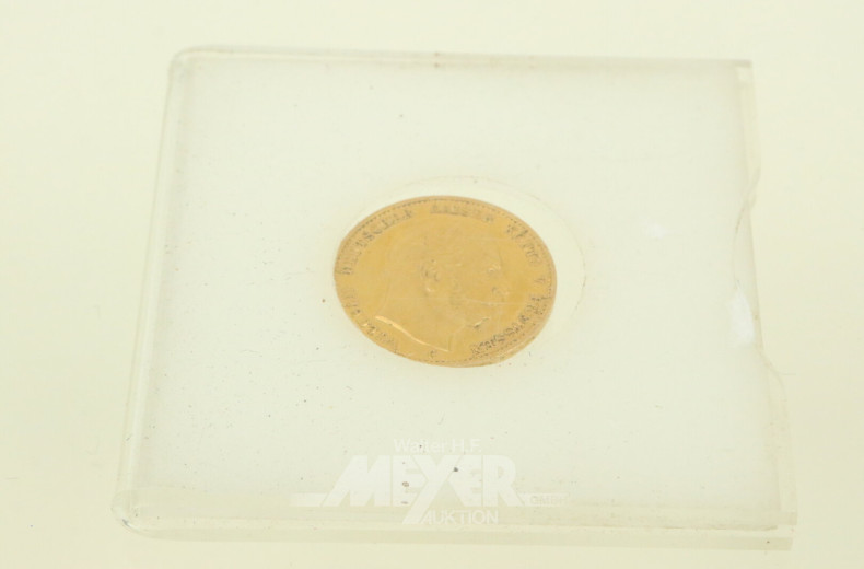 Preußen 10 Mark Wilhelm I. 1872 C