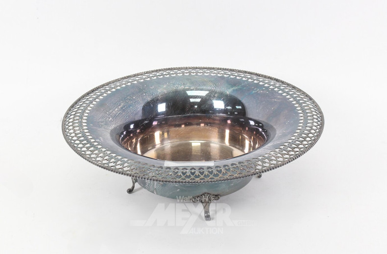 Fußschale mit durchbrochener Wandung