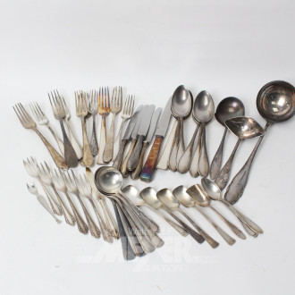 Posten div. Besteckteile