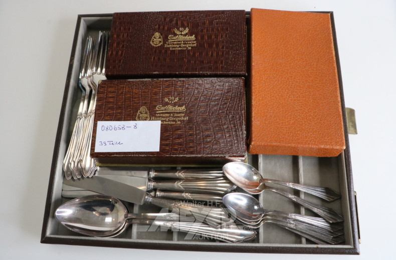 Besteckteile, ca. 39 Stück