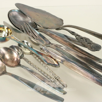 Posten div. Besteckteile